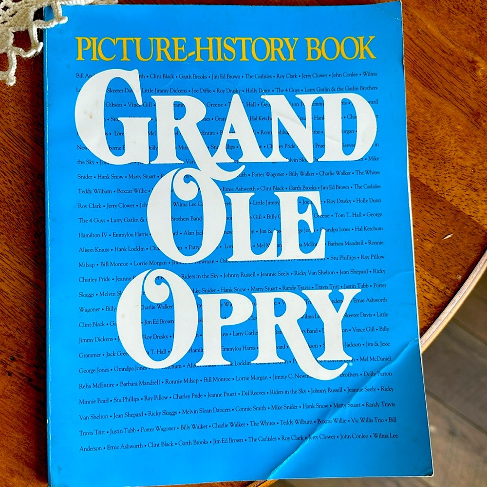 Vintage Grand Ole Opry Picture History Book from 1994
